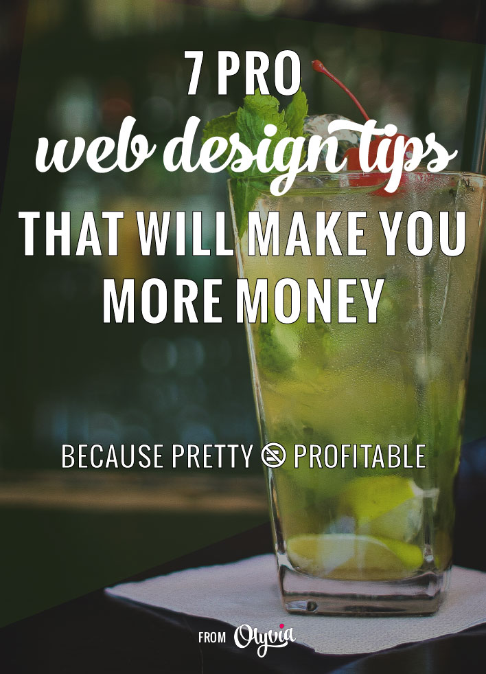 Professional web design tips that will help you make money with your website! Make sure your blog or business design is marketing friendly, not just pretty.