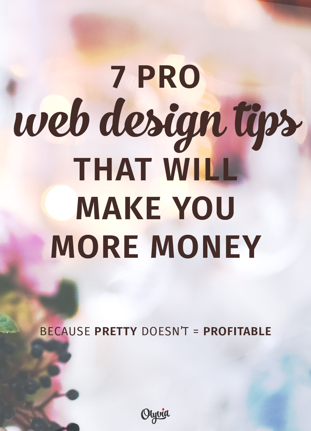 Want to make money with your blog or small business website? Your first step is to make sure your design is marketing friendly, not just pretty to view. These 7 tips will help.