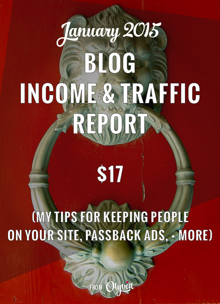 The January blog income and traffic report: my tips on increasing visitors' time on site, setting up passback ad tags, + more.
