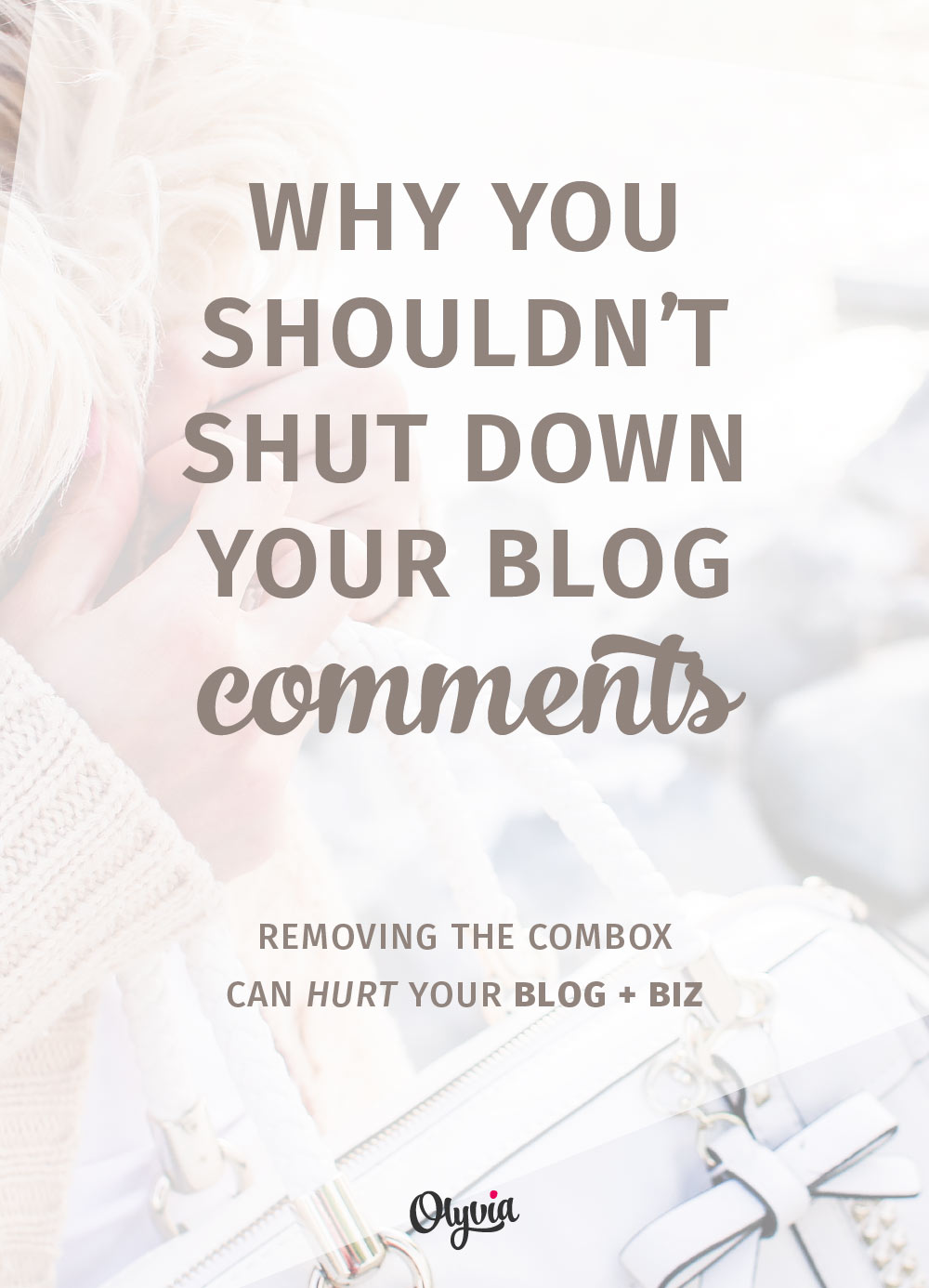 Everyone's asking: Should I turn off my blog comments? Before you shut them down, learn how it can hurt your blog and your business... And what you can do instead.