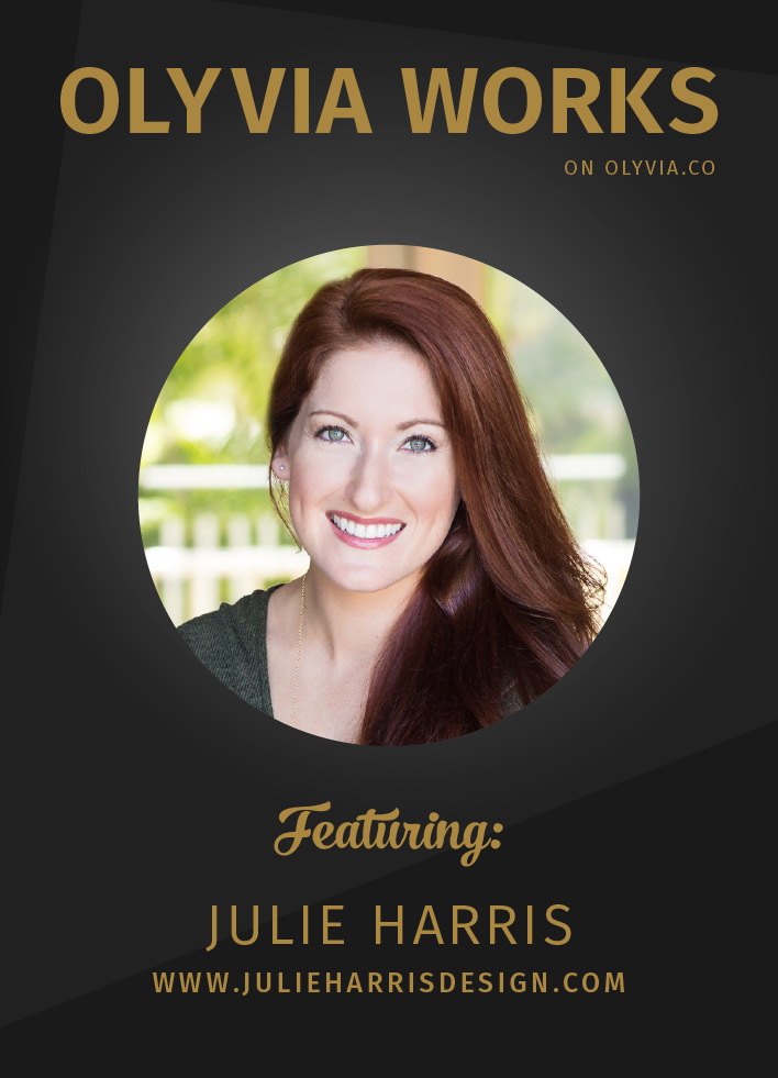 Julie Harris of Julie Harris Design shares her thoughts on the key skill women entrepreneurs should have today, her top budget-minded branding + marketing tips, and her favorite business resources.